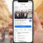 Affichage mobile d'une fiche Google Business Profile optimisée.